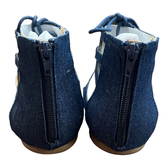 Sz10 W Y Not? Kira Denim Sandals NWT - Picture 4 of 4